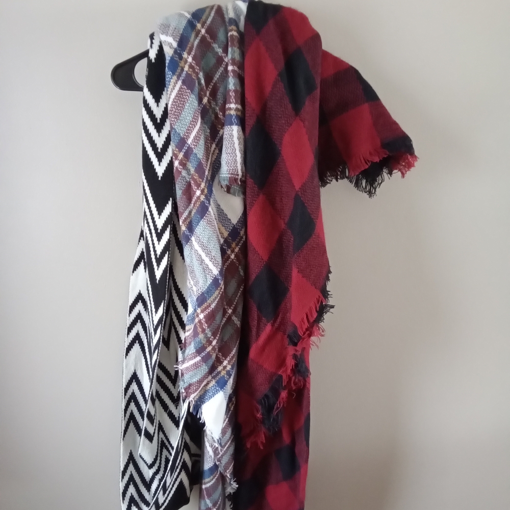 Stylish Multi-Patterned Scarves Set